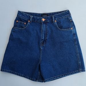 Frank&Oak wide-leg loose denim shorts